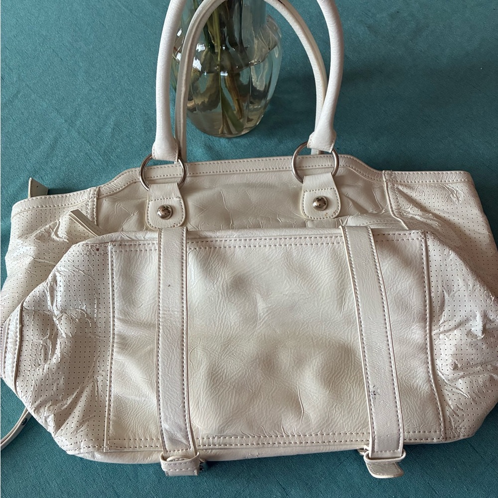 Prada White Leather Shoulder Bag - Picture 9 of 10